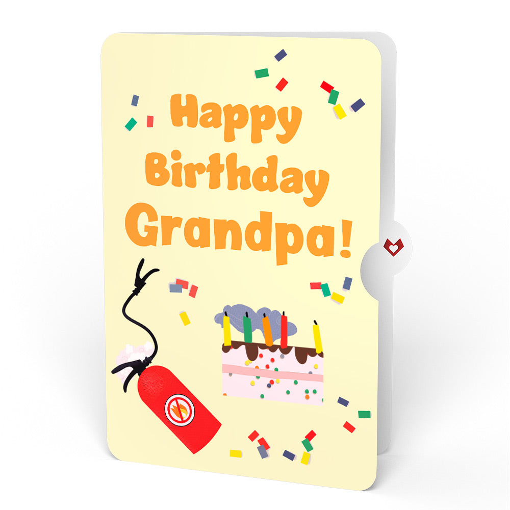 Holy Smokes You're Old Birthday Pop-Up Card and Sentiment Set for Grandfather