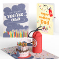 Holy Smokes You're Old Birthday Pop-Up Card and Sentiment Set for Dad