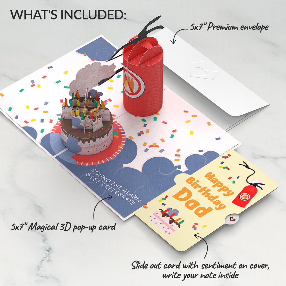 Holy Smokes You're Old Birthday Pop-Up Card and Sentiment Set for Dad