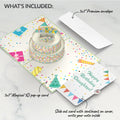 Sprinkles Birthday Cake Pop-Up Card and Starry Pennant Sentiment Set for Daughter