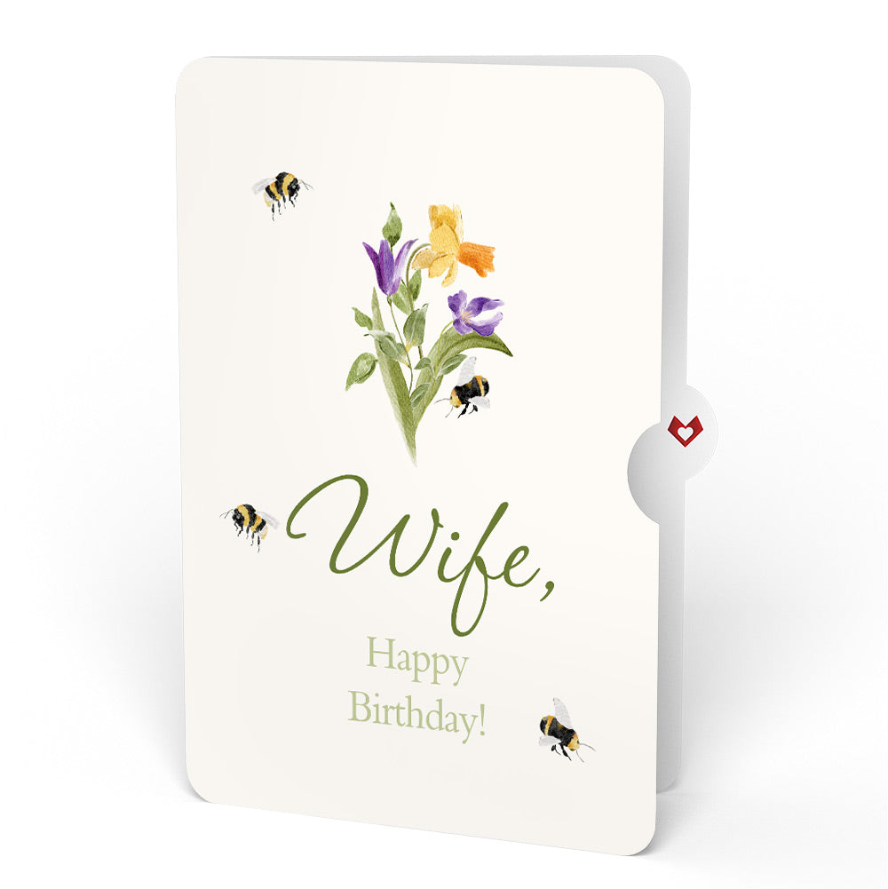 Birthday in Bloom Pop-Up Card and Sentiment Set for Wife