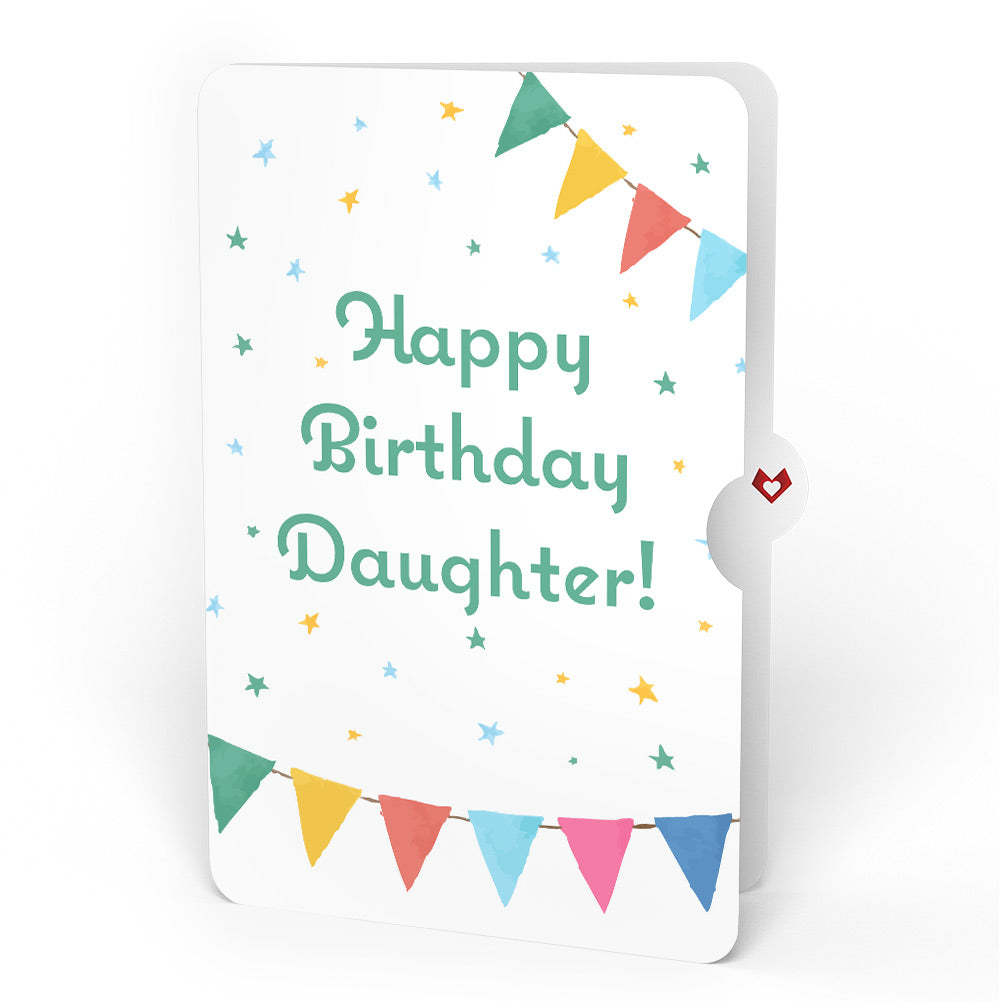 Let's Celebrate Birthday Pop-Up Card and Sentiment Set for Daughter
