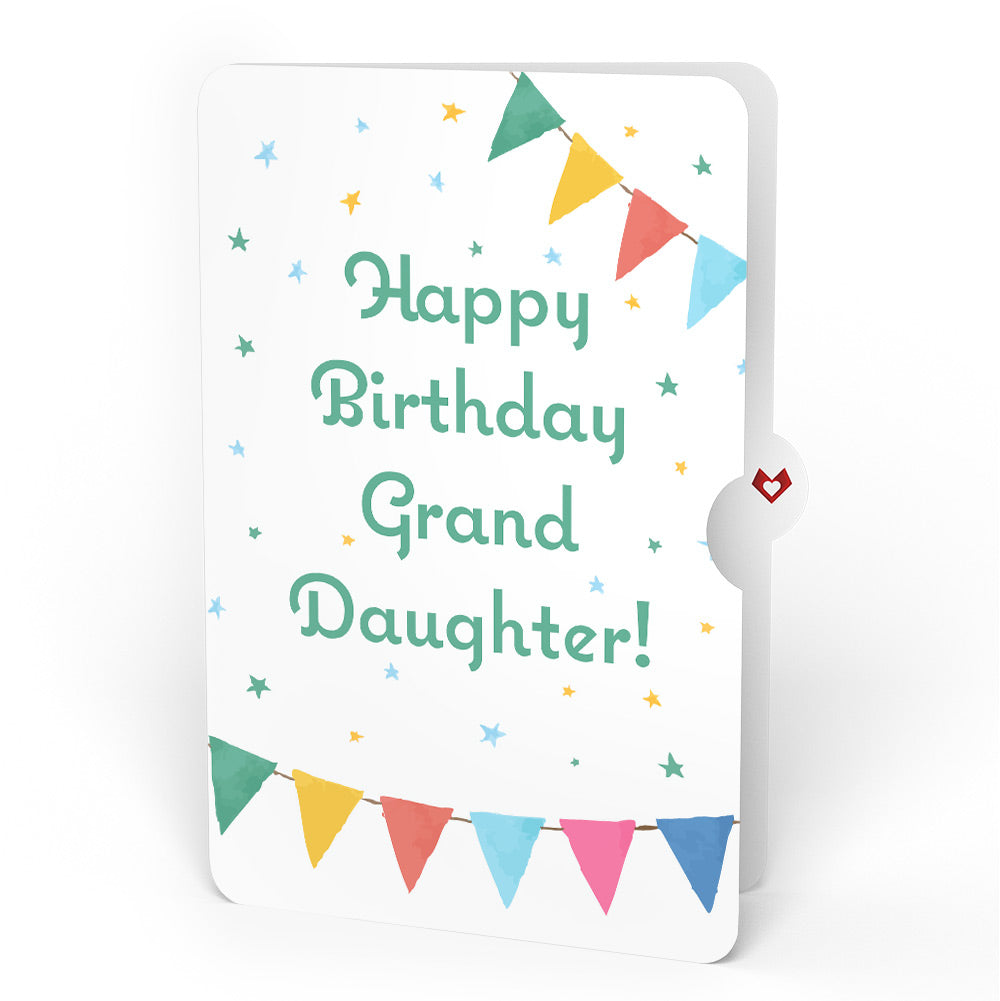 Let's Celebrate Birthday Pop-Up Card and Sentiment Set for Granddaughter