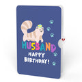 Happy Birthday Cats Pop-Up Card and Sentiment Set for Husband