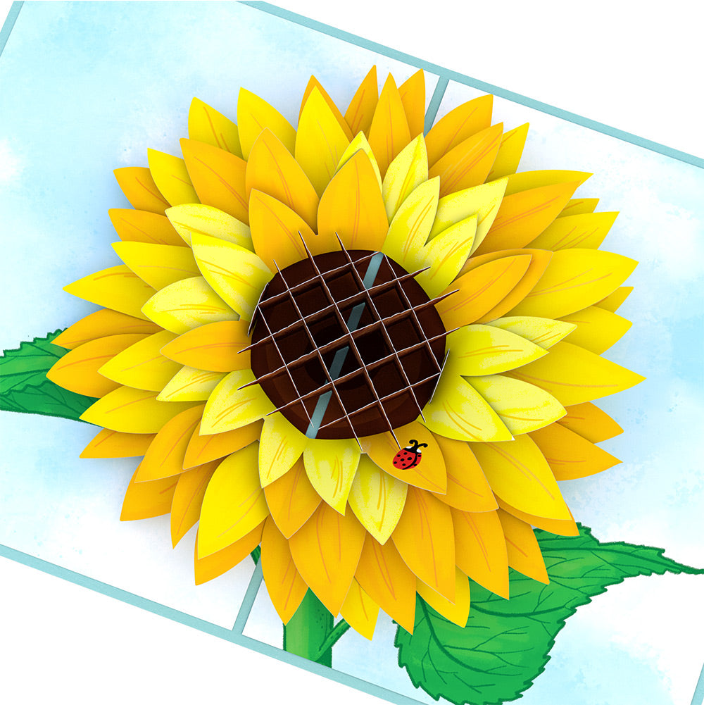 Sunflower Bloom Retirement Pop-Up Card and Sentiment Set