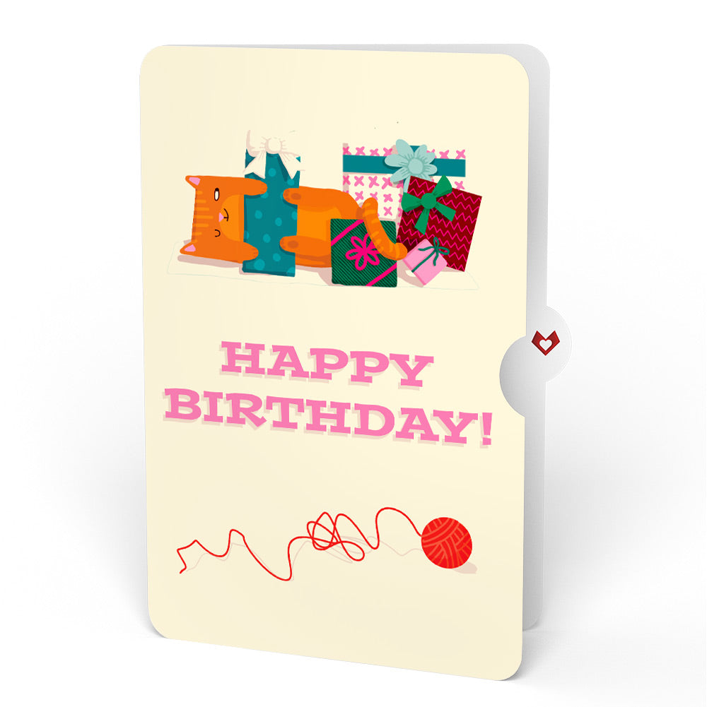 Party Cats Birthday Pop-Up Card and Sentiment Set