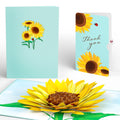 Sunflower Bloom Thank You Pop-Up Card and Sentiment Set