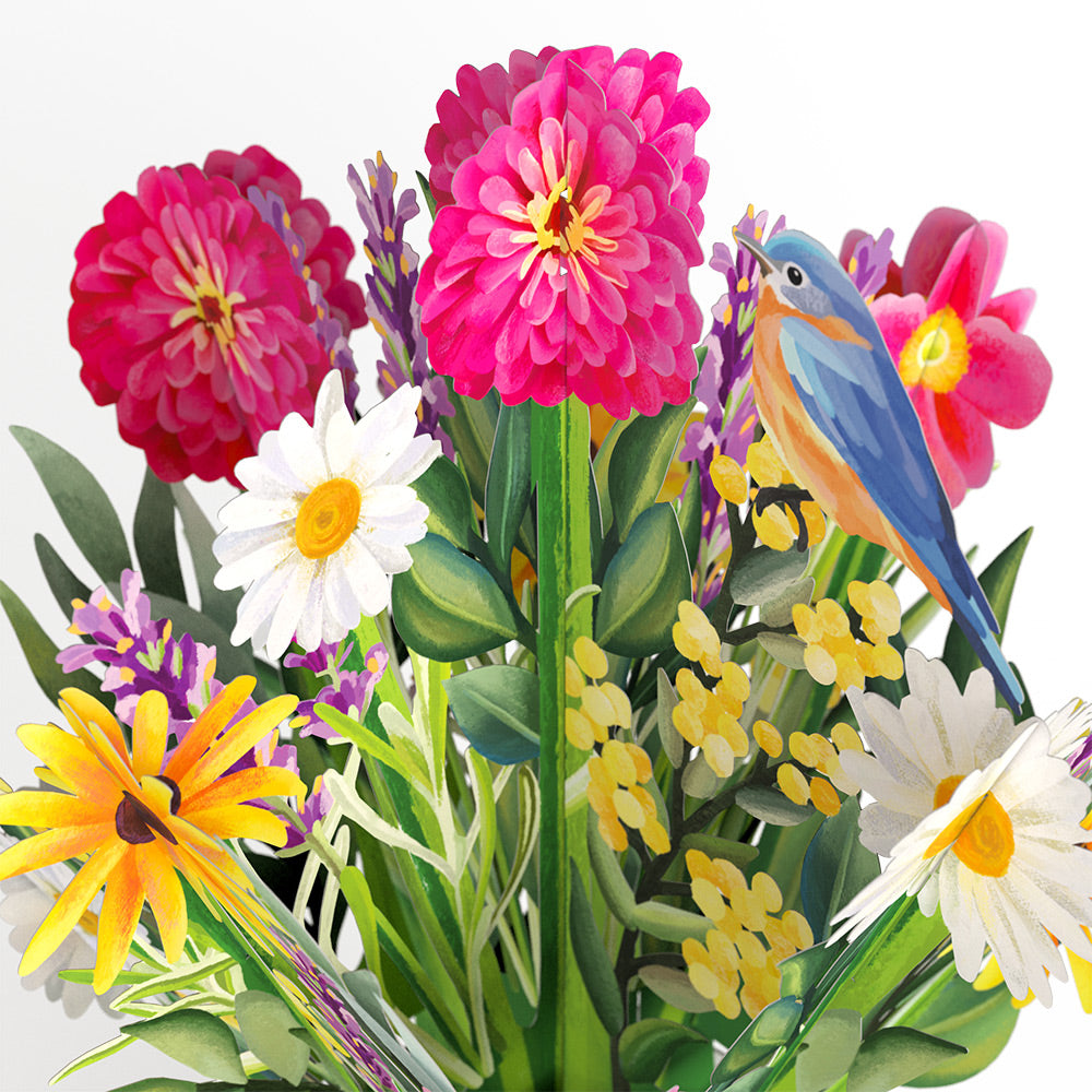 Black-Eyed Susan Birthday Bouquet and Sentiment Set