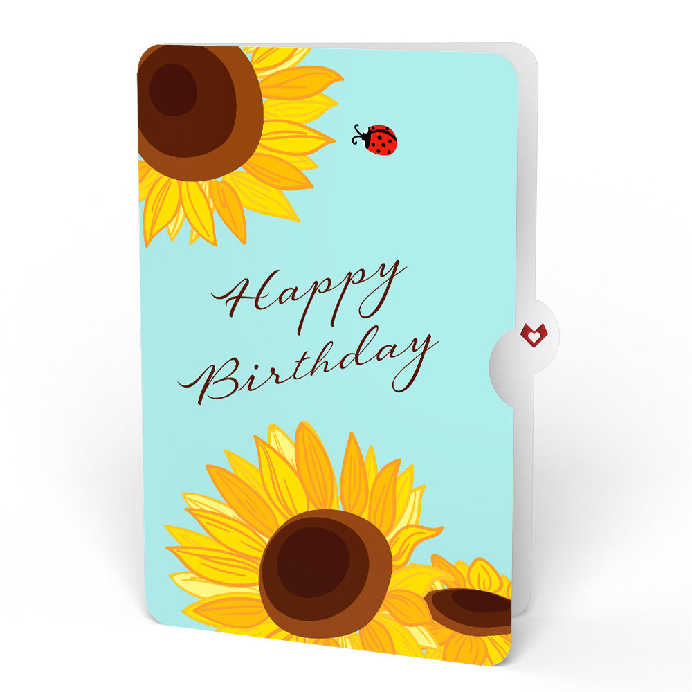 Black-Eyed Susan Birthday Bouquet and Sentiment Set