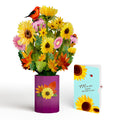 Golden Sunflower Mother’s Day Bouquet and Sentiment Set for Mom