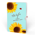 Golden Sunflower Mother’s Day Bouquet and Sentiment Set for Wife