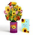 Golden Sunflower Mother’s Day Bouquet and Sentiment Set for Aunt