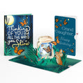 Thinking of You Butterfly Jar Birthday Light-Up Pop-Up Card and Sentiment Set for Granddaughter