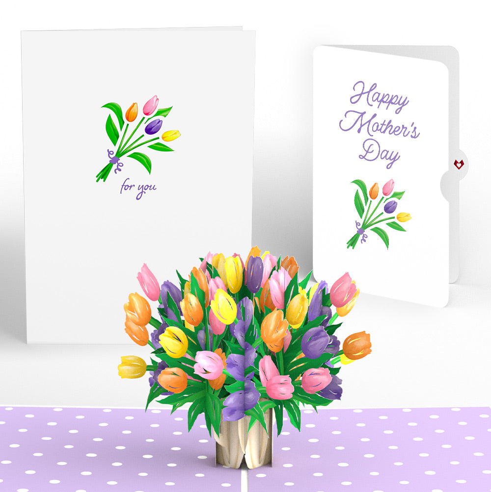 Tulips Mother’s Day Pop-Up Card and Sentiment Set