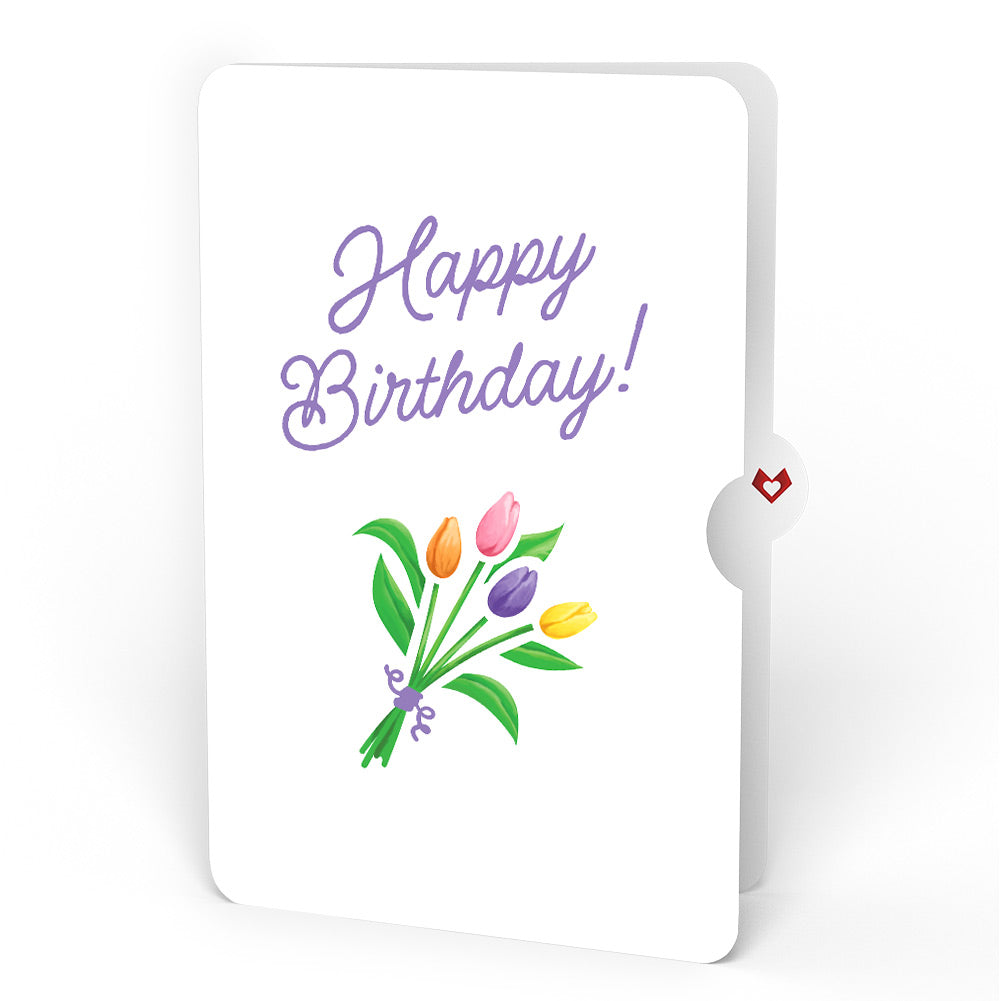 Tulips Birthday Pop-Up Card and Spring Tulips Sentiment Set
