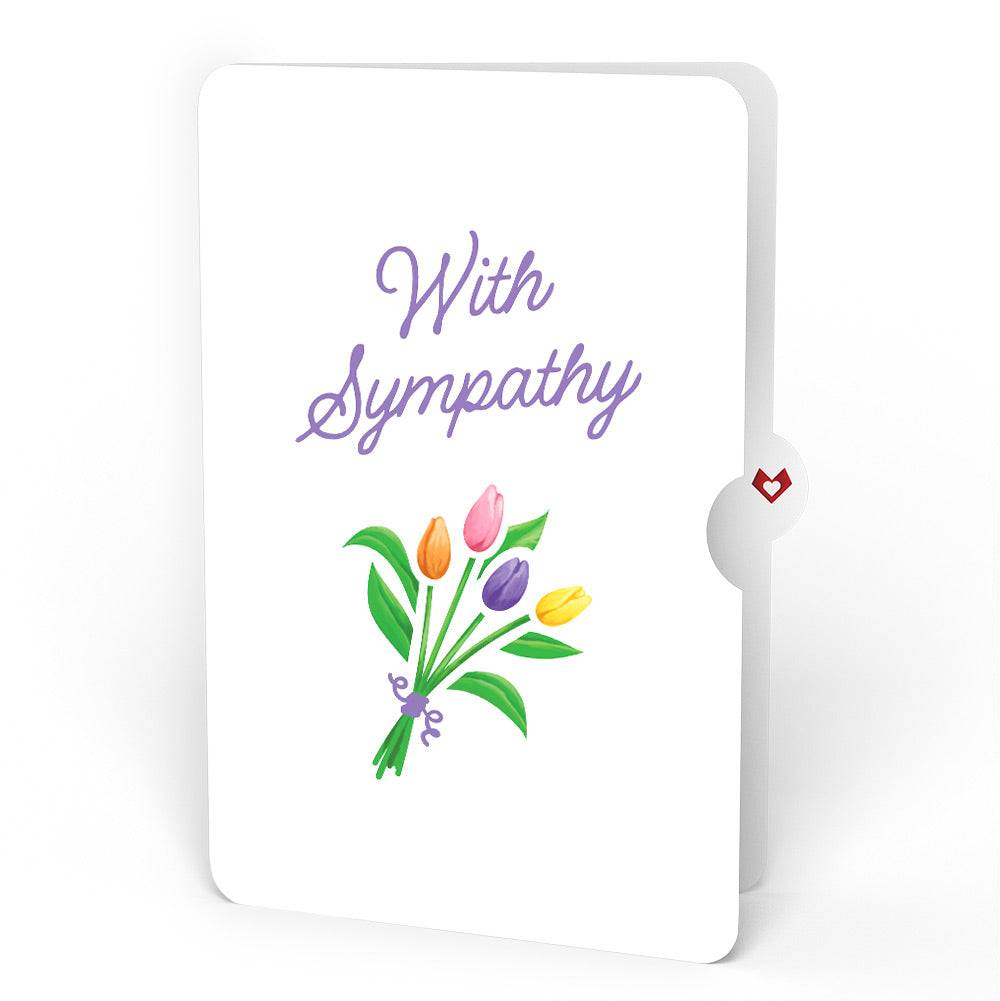 Tulips Sympathy Pop-Up Card and Sentiment Set