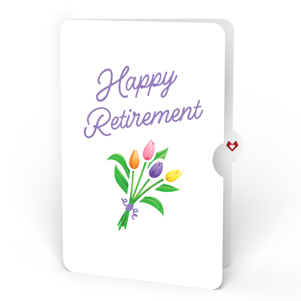 Tulips Retirement Pop-Up Card and Sentiment Set