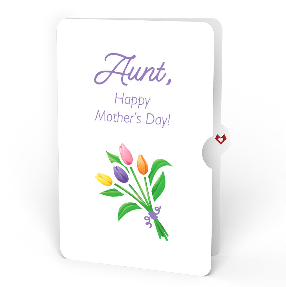 Tulips Mother’s Day Pop-Up Card and Sentiment Set for Aunt