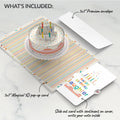 Happy Birthday to You! Confetti Cake Pop-Up Card and Sentiment Set for Daughter