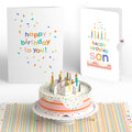 Happy Birthday to You! Confetti Cake Pop-Up Card and Sentiment Set for Son
