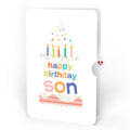 Happy Birthday to You! Confetti Cake Pop-Up Card and Sentiment Set for Son