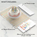 Happy Birthday to You! Confetti Cake Pop-Up Card and Sentiment Set for Son