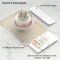 Happy Birthday to You! Confetti Cake Pop-Up Card and Sentiment Set for Sister