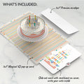 Happy Birthday to You! Confetti Cake Pop-Up Card and Sentiment Set for Granddaughter