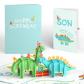 Birthday Dinosaurs Pop-Up Card and Sentiment Set for Son
