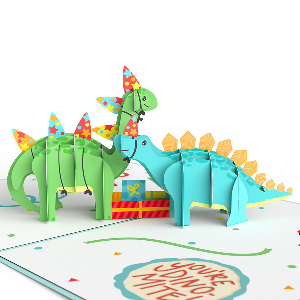 13th Birthday Dinosaurs Pop-Up Card and Sentiment Set