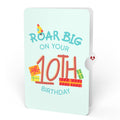10th Birthday Dinosaurs Pop-Up Card and Sentiment Set