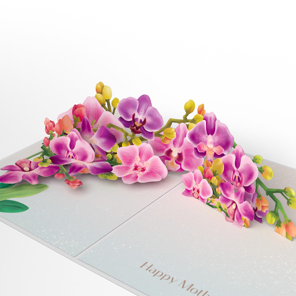 Mother’s Day Orchid Pop-Up Card and Sentiment Set for Daughter-in-law