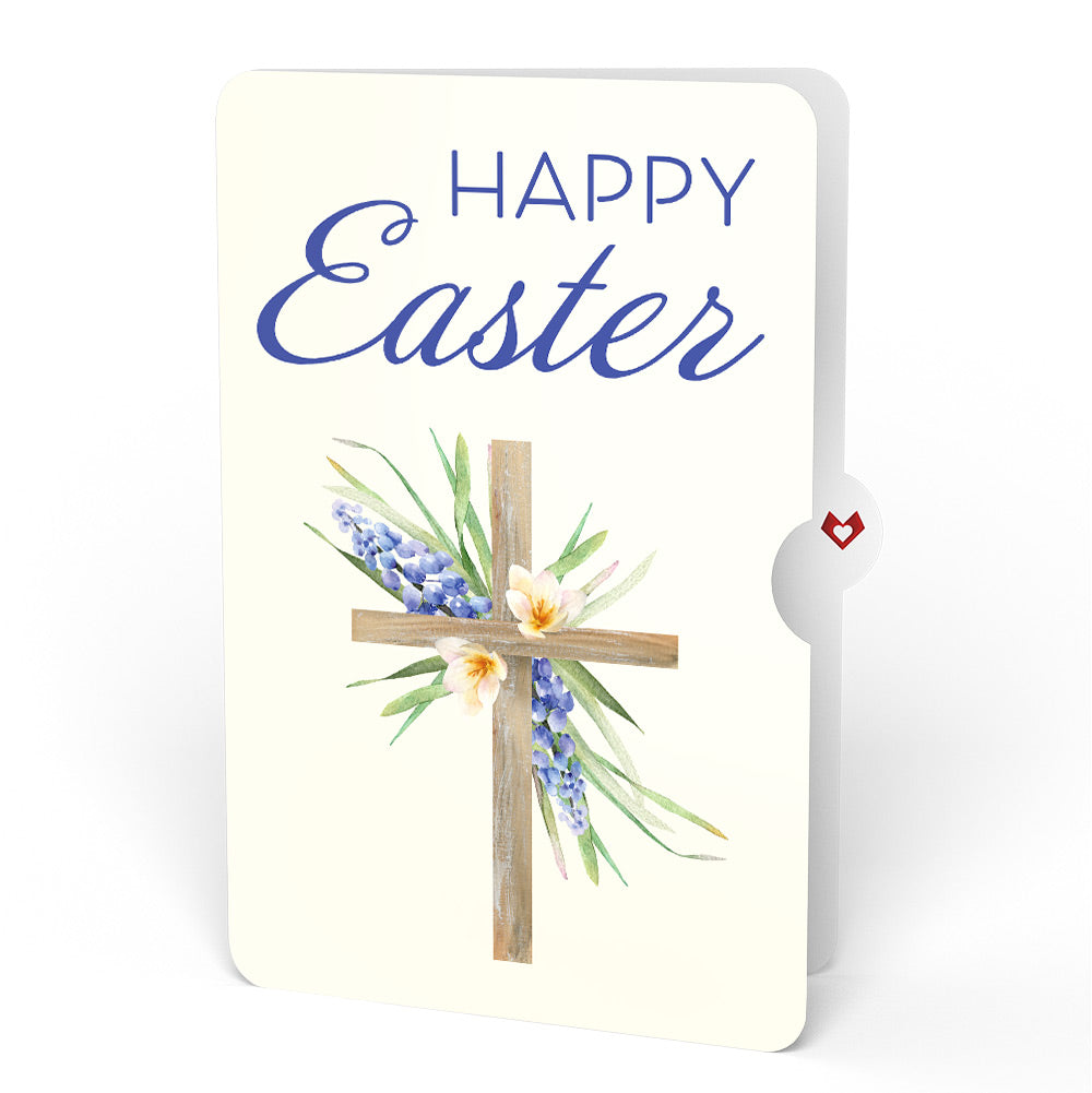 The Lord Bless You Floral Cross Easter Pop-Up Card and Wildflower Cross Grace Sentiment Set