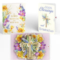 The Lord Bless You Floral Cross Sympathy Pop-Up Card and Sentiment Set