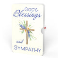 The Lord Bless You Floral Cross Sympathy Pop-Up Card and Sentiment Set
