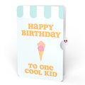 Sweet Day Ice Cream Birthday Pop-Up Card and Sentiment Set for Kid