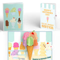 Sweet Day Ice Cream Mother’s Day Pop-Up Card and Sentiment Set for Sister