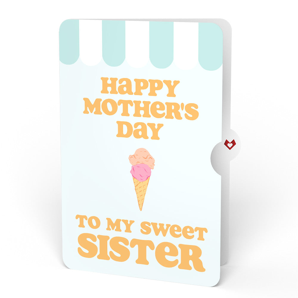 Sweet Day Ice Cream Mother’s Day Pop-Up Card and Sentiment Set for Sister