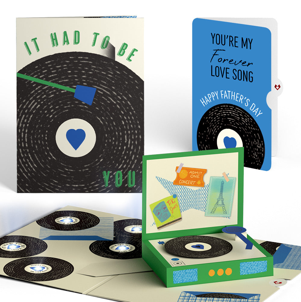 It Had to Be You Father’s Day Music and Lights Pop-Up Card and Sentiment Set