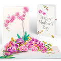 Watercolor Orchid Mother’s Day Pop-Up Card and Sentiment Set for Mom