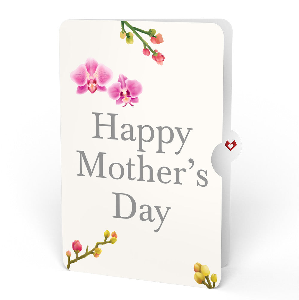 Watercolor Orchid Mother’s Day Pop-Up Card and Sentiment Set for Mom