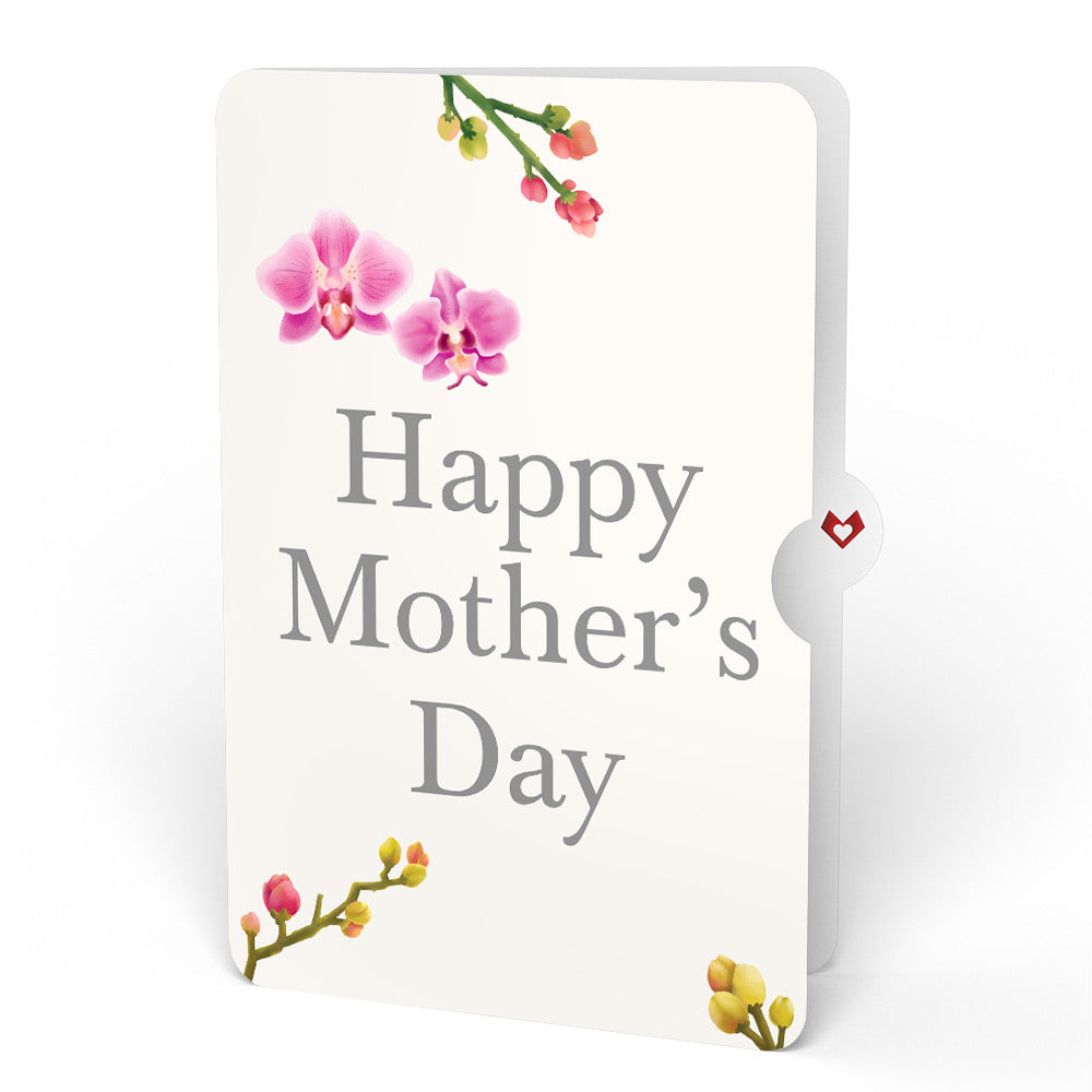 Orchid Mother’s Day Bouquet and Sentiment Set for Mom