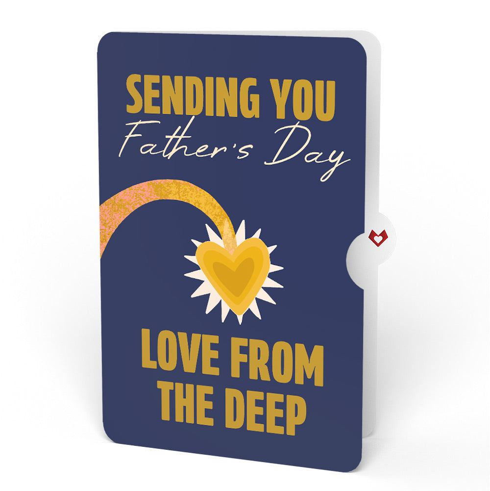You Are My Sunshine Anglerfish Father’s Day Pop-Up Card and Sentiment Set for Dad