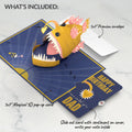You Are My Sunshine Anglerfish Birthday Pop-Up Card and Sentiment Set for Dad
