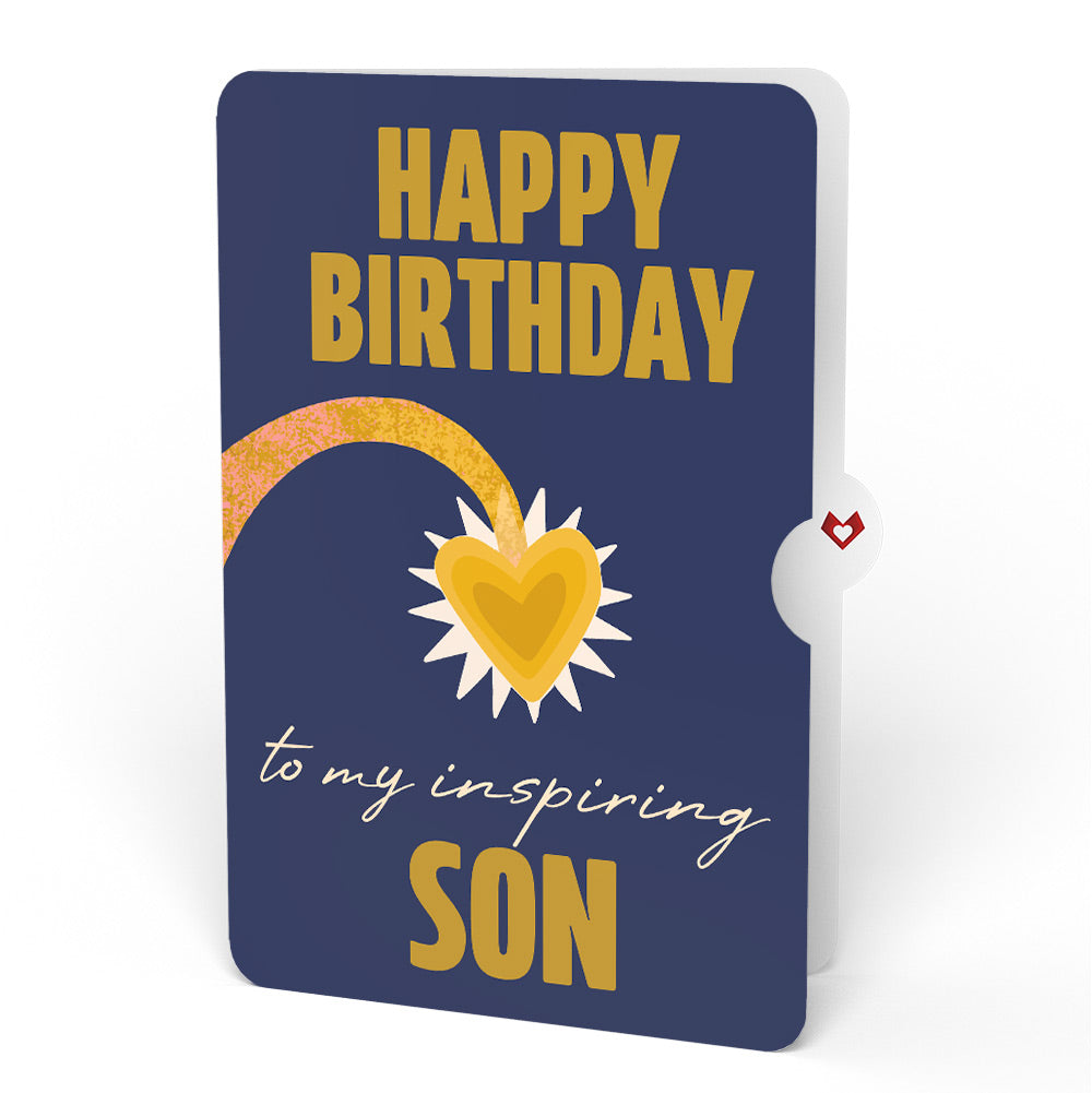 You Are My Sunshine Anglerfish Birthday Pop-Up Card and Sentiment Set for Son