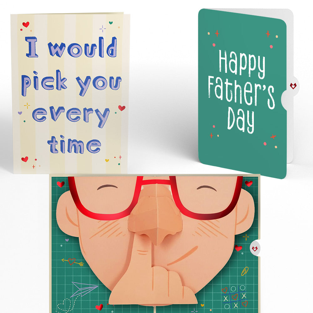 Pick You Every Time Father’s Day Pop-Up Card and Sentiment Set