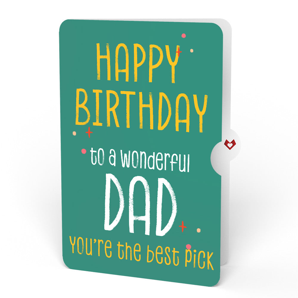 Pick You Every Time Birthday Pop-Up Card and Sentiment Set for Dad