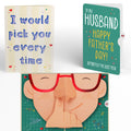 Pick You Every Time Father’s Day Pop-Up Card and Sentiment Set for Husband