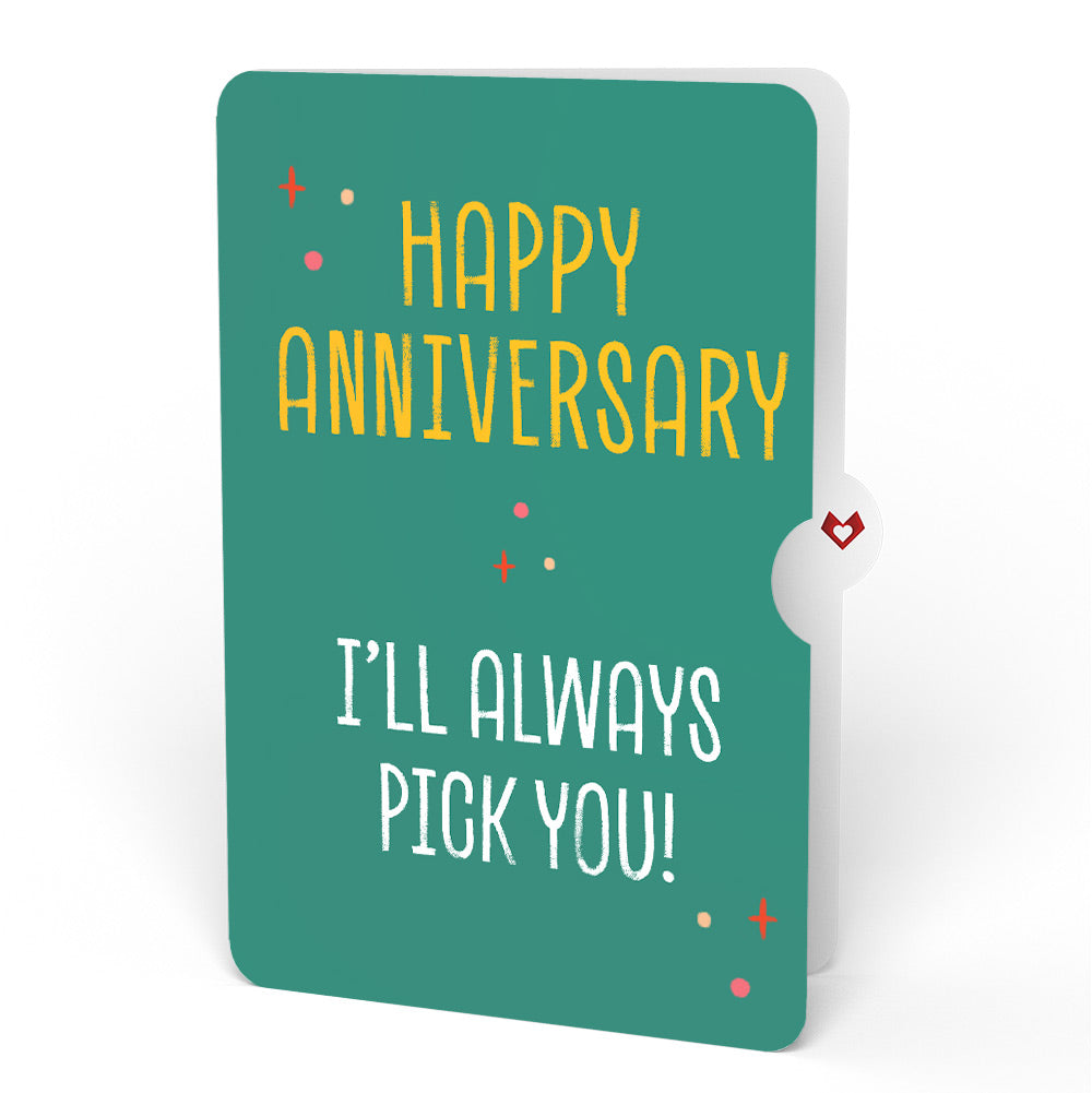Pick You Every Time Anniversary Pop-Up Card and Sentiment Set