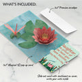 Water Lily Dragonfly Mother’s Day Pop-Up Card and Sentiment Set for Daughter